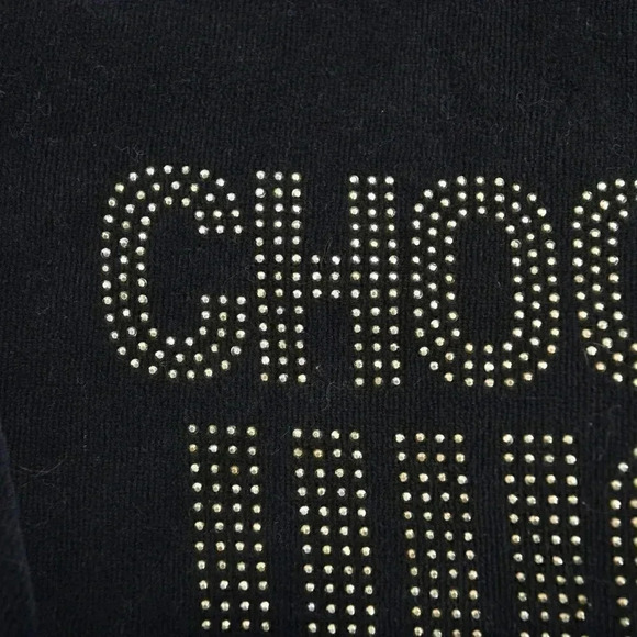 Juicy Couture Choose Juicy Ruffle Track Jacket Full Zip Black  Velour Size 5 - Picture 9 of 10